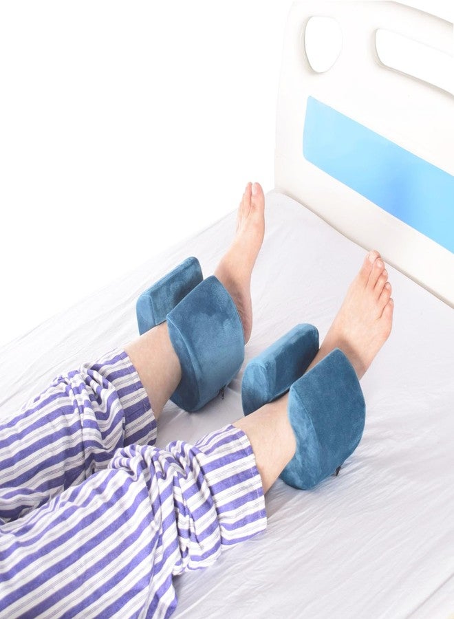 BXT Leg Elevation Pillow Foot Ankle Protector Cushion Foot Foam Elevator Anti-Bedsore Zipper Removable Cover Foot Elevation Pillow Wedge Leg Elevation Support Pad Preventing from Ulcers & Sores & Pressure - Image 1